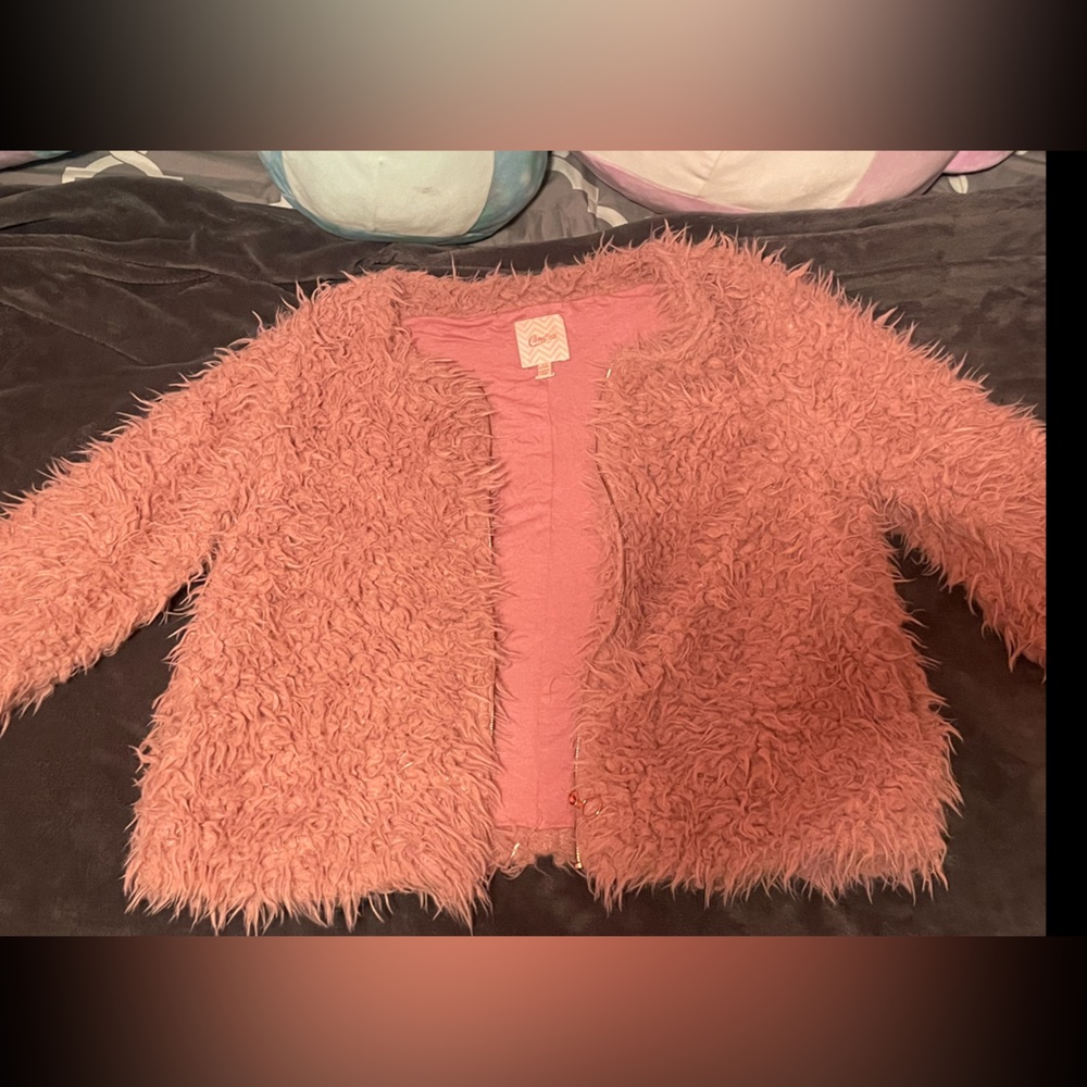 Candies pink fluffy jacket